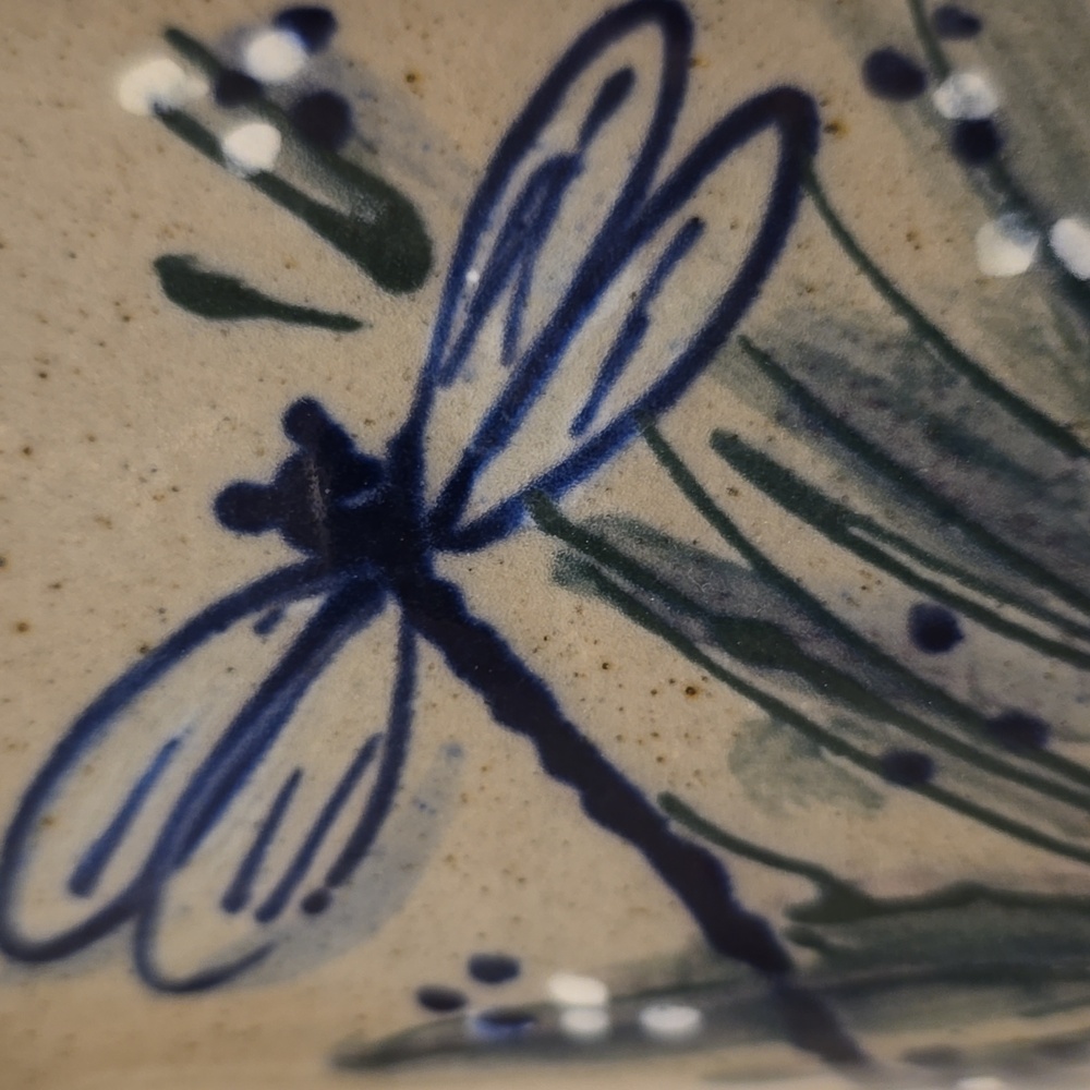 Great Bay Pottery Handcrafted Ceramic Dragonfly Planter - Picture 9 of 15